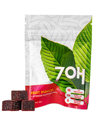 7OH 5ct Gummies 10pk - FRUIT PUNCH