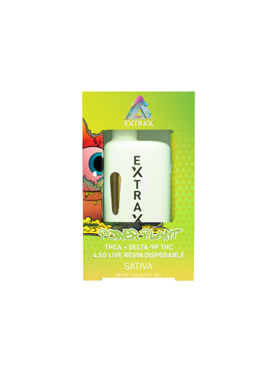 Delta Extrax 4.5g Disposable Power Plant (Sativa) - THC-A (6 pack box)