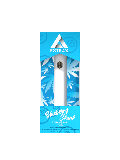 Extrax D8 Lights Out Disposable - Blueberry Skunk (Hybrid) - 2000mg - 6 Count Display Box