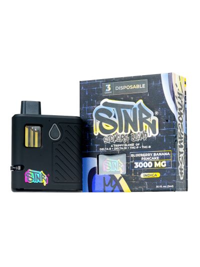STNR Disposable - 3 gram - Blueberry Banana Pancake - 6 pc Display Box