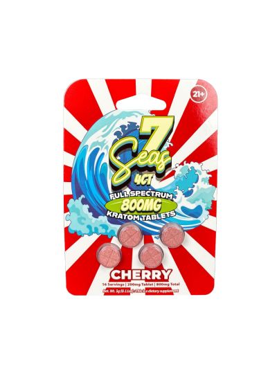 7Seas Full Spectrum Kratom - Cherry - 800mg 