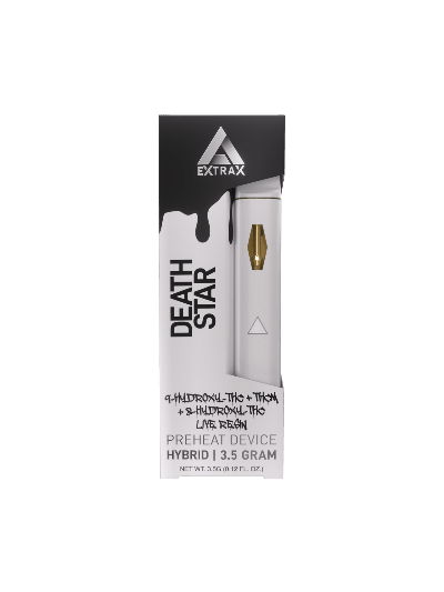 Extrax D8 Disposable - Death Star - 3500mg (Hybrid) - 6 Count Display Box