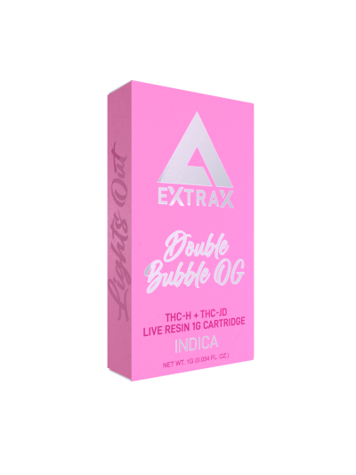 Delta Extrax 1G Carts - Double Bubble - 10 pc Display Box