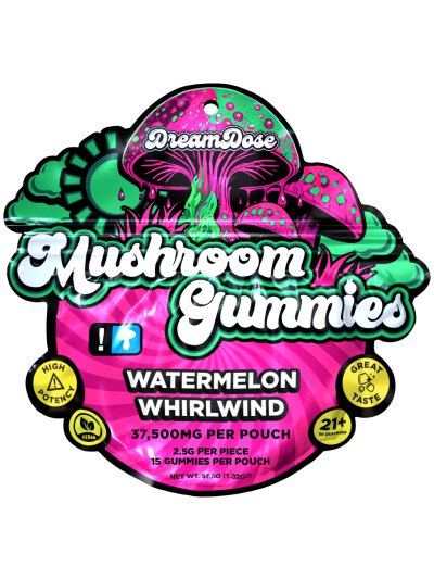 Delta Extrax 37.5g Dream Dose Watermelon Wonderland Mushroom Gummies