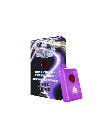 Delta Extrax 3g THCA Disposable - King Louis (Indica) (6 pc box)