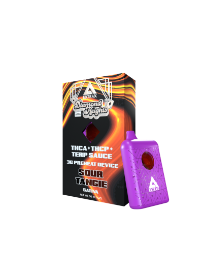 Delta Extrax 3g THCA Disposable - Sour Tangie (Sativa) (6 pc box)