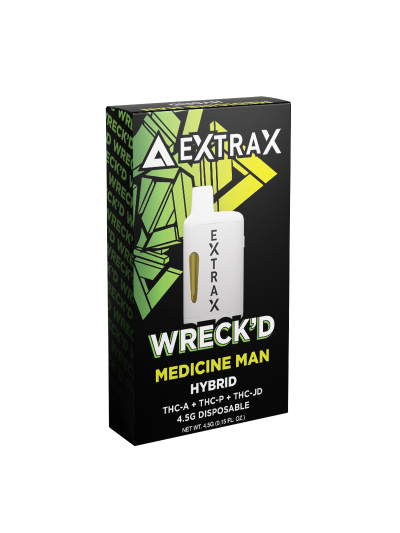 Delta Extrax 4.5g THC-A Disposable Medicine Man (Hybrid) 6 pc Display Box
