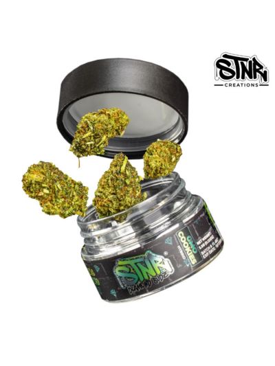 STNR Flower - Diamond Budz 3.5g GMO Cookie (Hybrid) D8 Flower - (1 jar price)