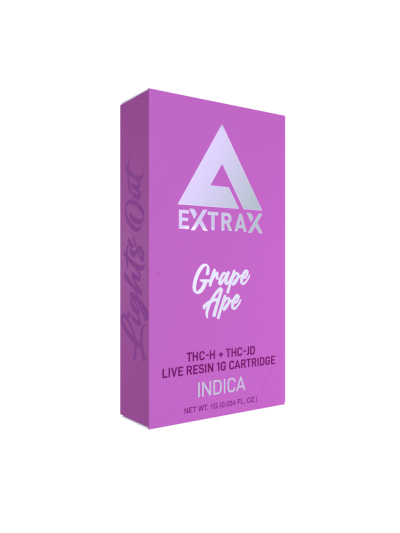Delta Extrax 1G Carts - Grape Ape - 10 pc Display Box