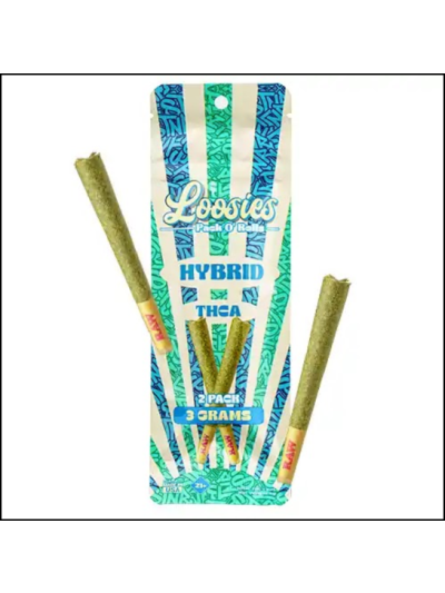 STNR - Loosies - Pack O' Rolls - Godfather OG (Hybrid) THCA Flower 2-pack 1.5g Each Pre-roll (10 count)