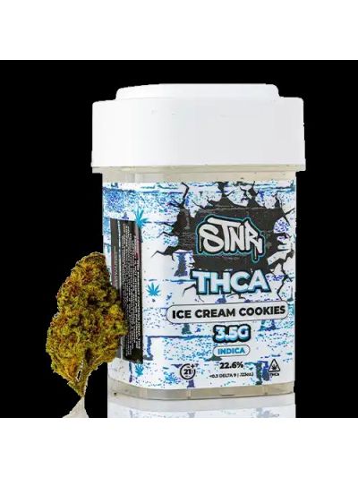 STNR 3.5g THCA Flower - ICE CREAM COOKIES - INDICA (Tennessee, North Carolina and Missouri Stores Only) (6 jars per box)