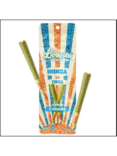 STNR - Loosies - Pack O' Rolls - Afghan Kush (Indica) THCA Flower 2-pack 1.5g Each Pre-roll  (10 count)