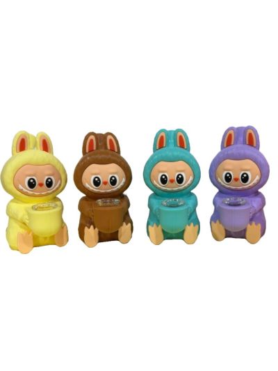 Labubu 5 " Silicone Waterpipe  - Various colors (6 pc minimum order)