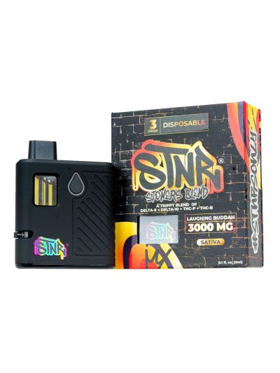 STNR 3 gram Disposable - Laughing Buddah - 6 pc Display Box
