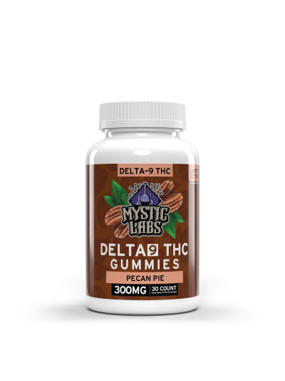 Mystic Labs Seasonal D9 Gummies - Pecan Pie 300mg (6 pc per order)