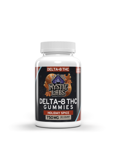 Mystic Labs Seasonal D8 Gummies - Holiday Spice 750mg (6 pc per order)