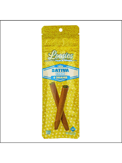 STNR - Loosies - Pack O' Blunts- (Sativa) THCA Flower 2-pack 2g Each Pre-roll (10 count)