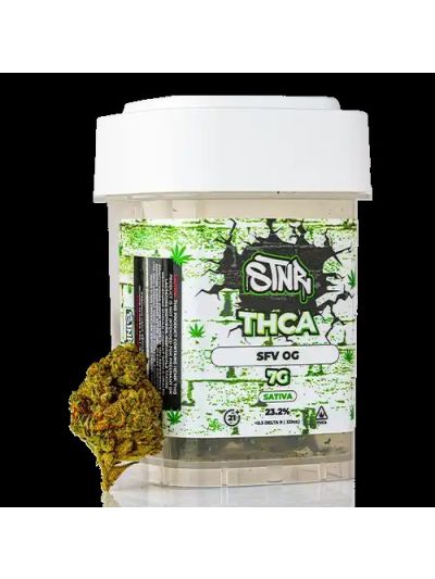 STNR 7g THCA FLOWER - SFV OG (SATIVA) (Tennessee, North Carolina and Missouri Stores Only) (6 jars per box)