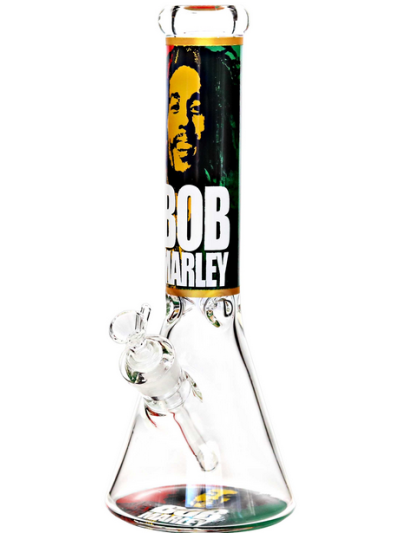 Silo Beaker Waterpipe 10 inch Bob Marley