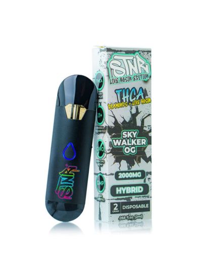 STNR D8 Disposable - Sky Walker OG - THCA (Hybrid) 2g - 6ct Display Box