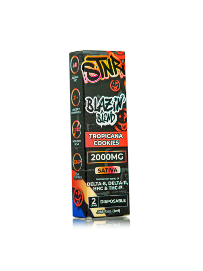 STNR D8 Disposable - Tropicana Cookies - Blazin Blend (Sativa) 2000mg - 6 Count Display Box