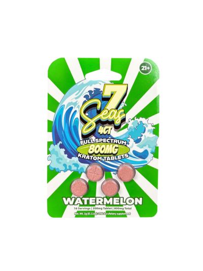 7Seas Full Spectrum Kratom - Watermelon - 800mg 