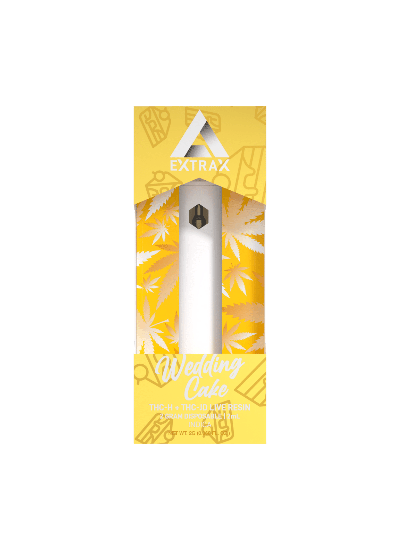 Extrax D8 Lights Out Disposable - Wedding Cake - 2000mg (Hybrid) - 6 Count Display Box